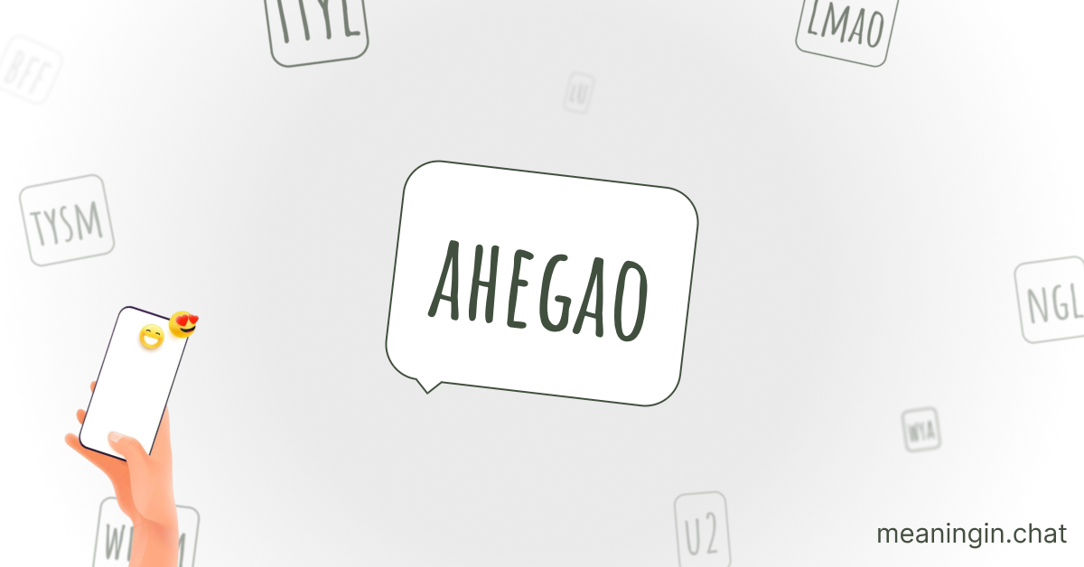AHEGAO Meaning in Chat or Text Messages Online