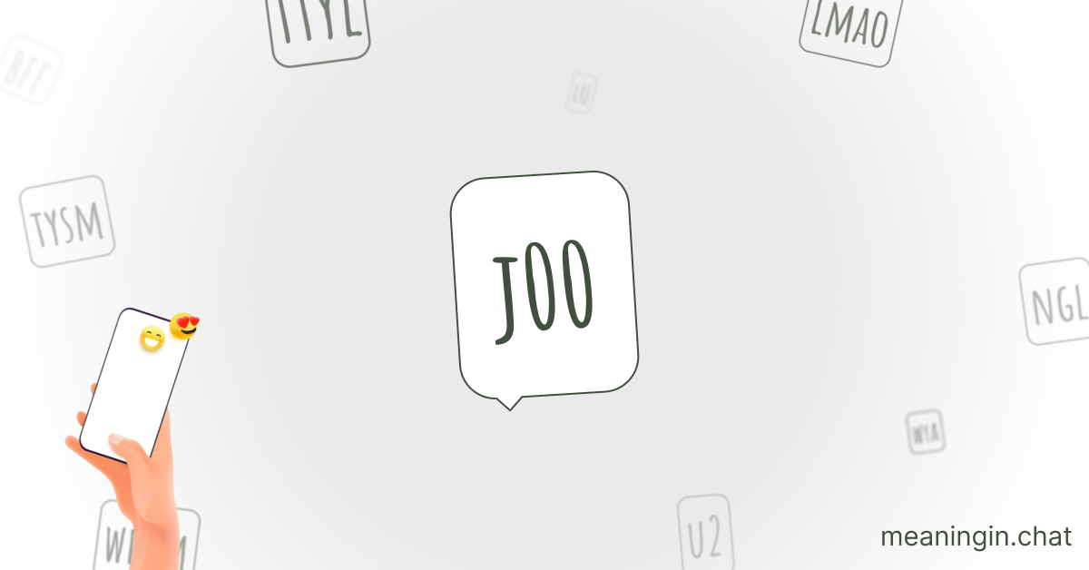 J00 Meaning in Chat or Text Messages Online