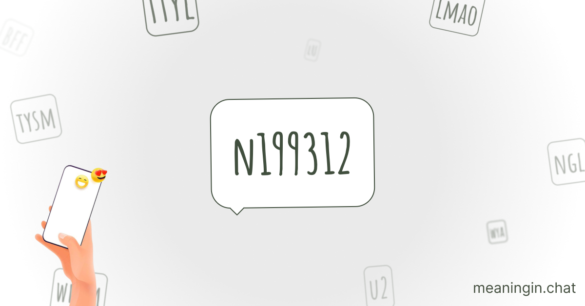 N199312 Meaning in Chat or Text Messages Online