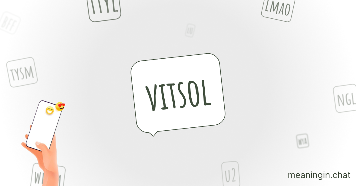 VITSOL Meaning in Chat or Text Messages Online