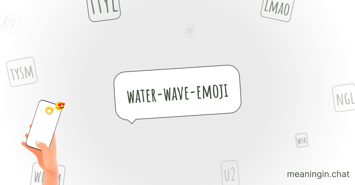 Water Wave Emoji π: Meaning in Chat or Text Messages Online