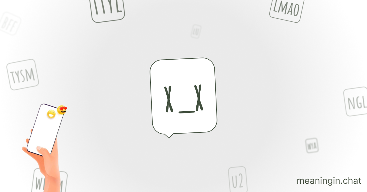 X_X Meaning in Chat or Text Messages Online